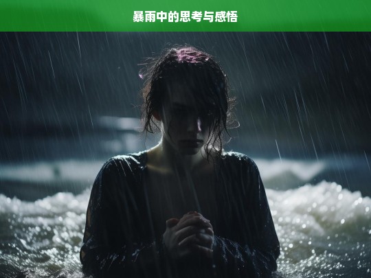 暴雨中的沉思，自然之力与人生启示