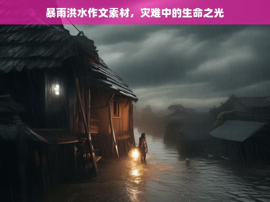 暴雨洪水中的生命之光，灾难中的希望与坚韧