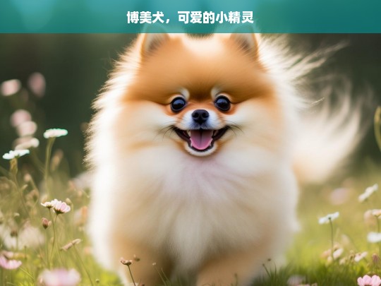 博美犬，可爱的小精灵，博美犬，可爱小精灵