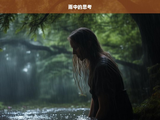 雨中的思考，雨中沉思