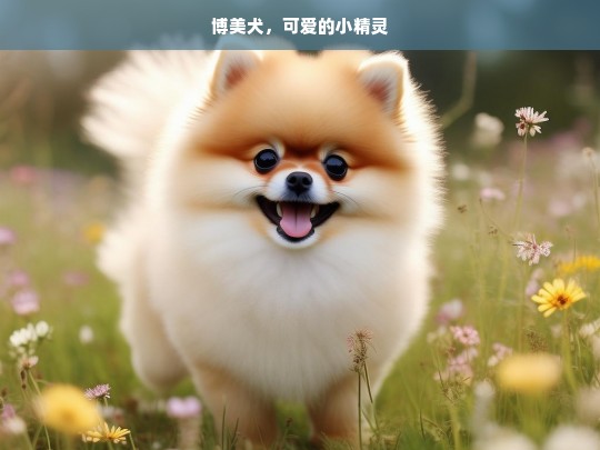 博美犬，可爱的小精灵，博美犬，可爱小精灵