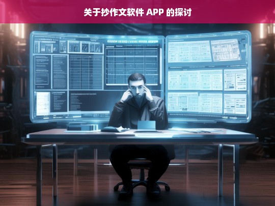 关于抄作文软件 APP 的探讨，抄作文软件 APP 之探讨